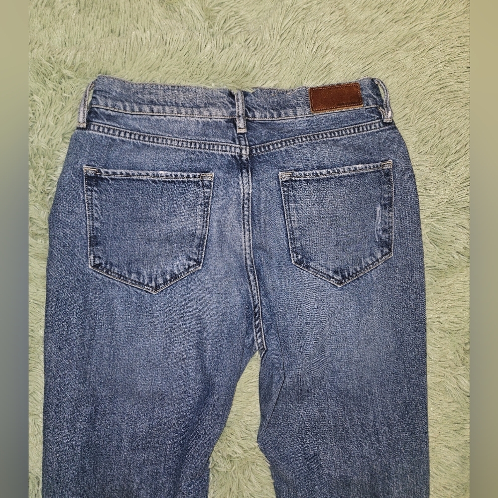 ALLSAINTS  Women Amy Girlfriend Distressed Jeans - Picture 5 of 12
